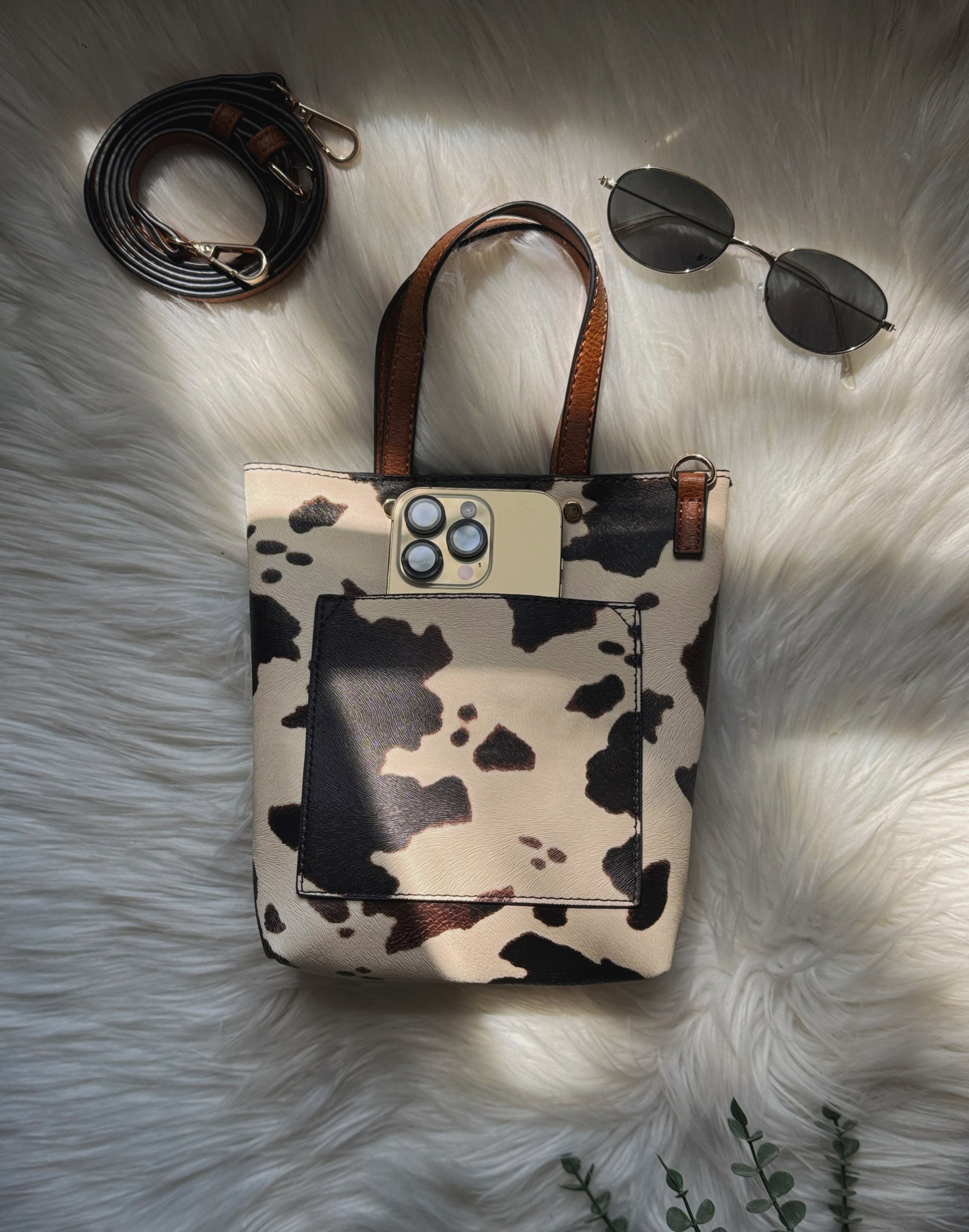 Nora Embroidered Charm Handbag