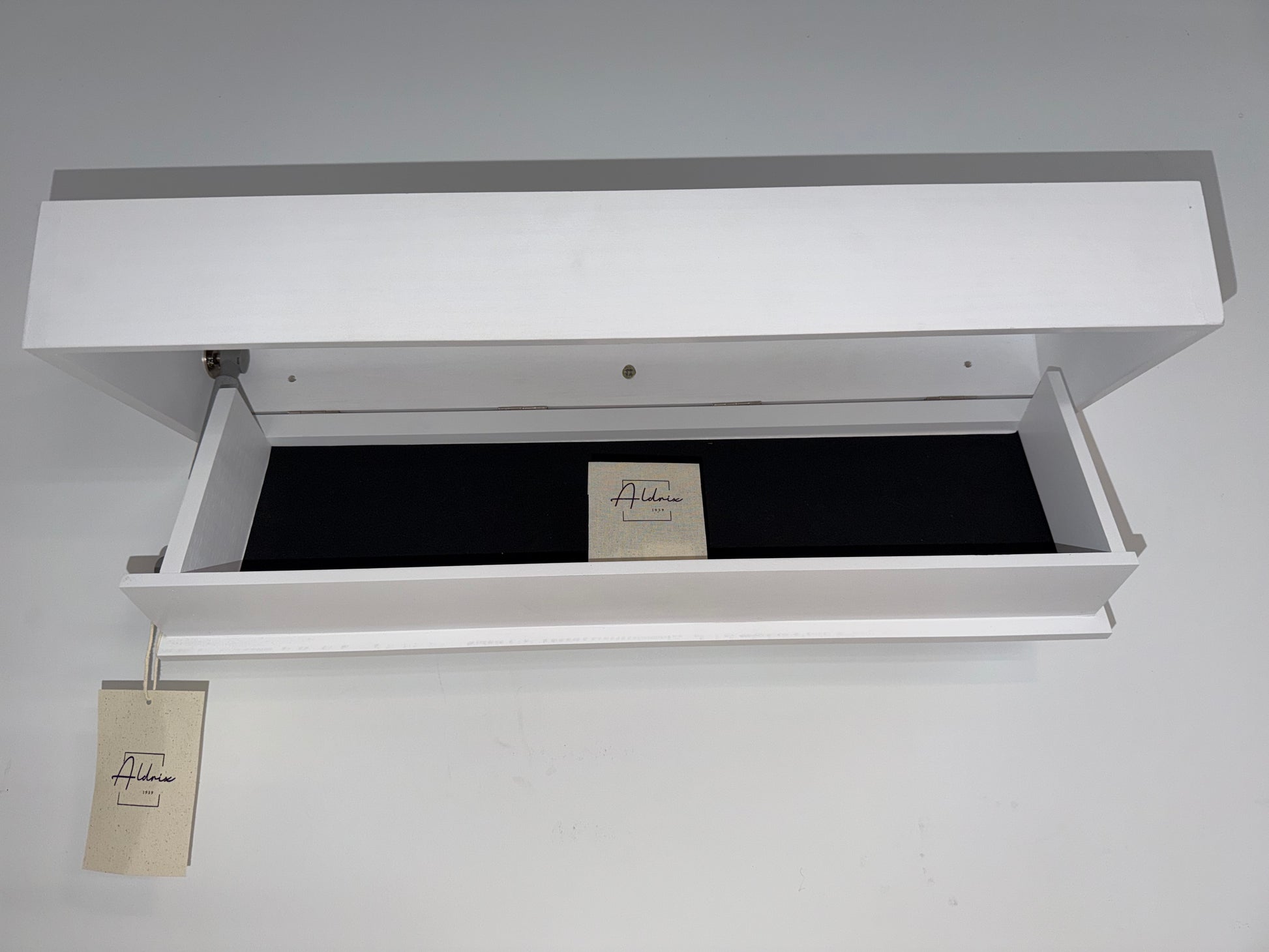 Aldrix Biometric Hidden Compartment Shelf / Fingerprint & Keycard Secure Storage