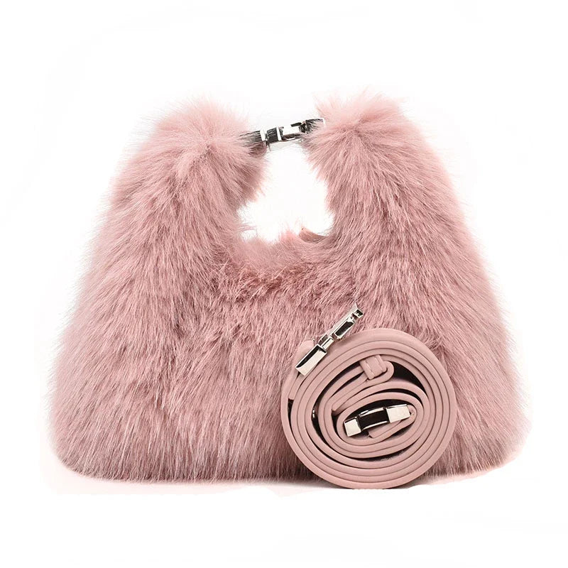 Winter Fashion Fur Women's Hand bag
