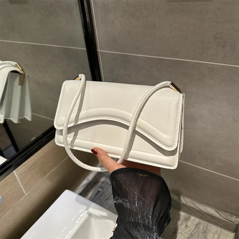 Katy's Solid PU Underarm Bag 2025