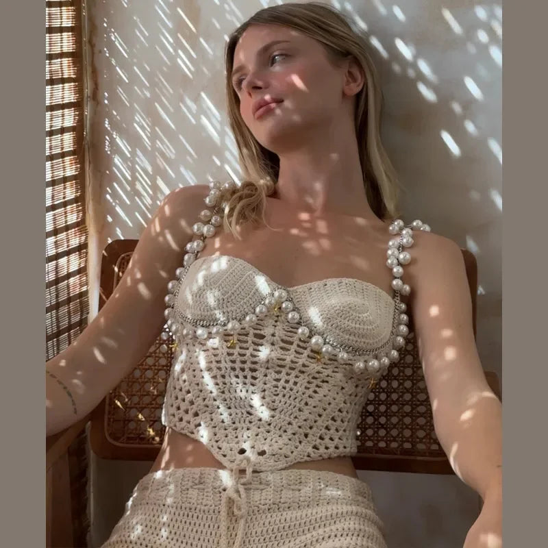 Knit Pearl Aldrix Suit