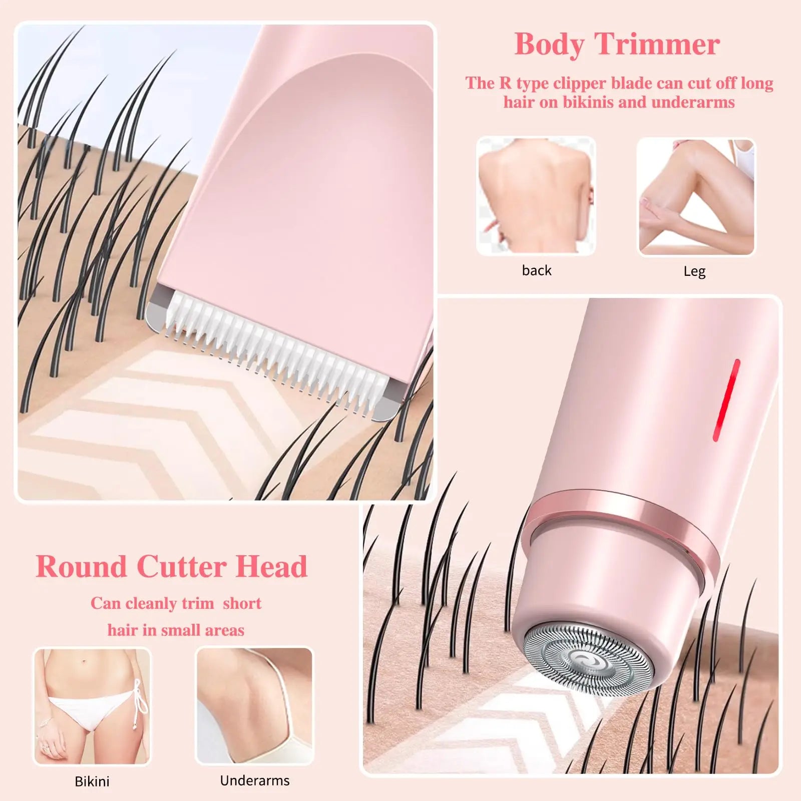 Premium Aldrix 2 in 1 Trimmer & Hair Remover