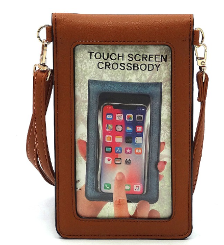 Ivy Plaid Crossbody Phone Purse