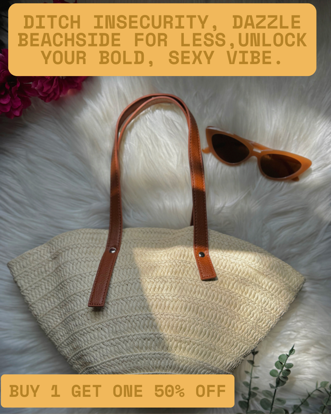 Aldrix Straw Summer Bag